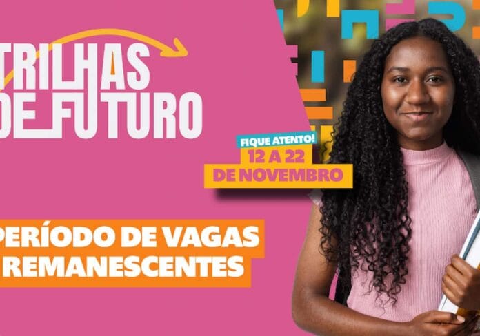 Trilhas de Futuro abre inscrições para novas vagas em cursos técnicos gratuitos com ajuda de custo