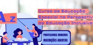 MEC abre inscrições para Professores mineiros no Curso gratuito EaD de Educação Especial e Educação Inclusiva