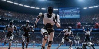 Olimpíadas dos Robôs: mais de 2 mil humanoides disputam jogos na China Robôs humanoides nos Jogos Mundiais de Robôs Humanoides 2026 em Pequim