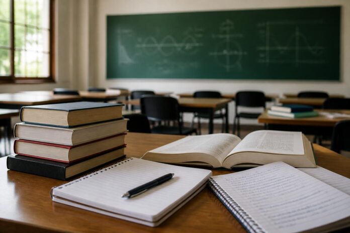 Sala de estudos universitária relacionada a vagas gratuitas de pós-graduação para professores