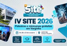 SITE 2026: CEFET-MG oferece palestras e minicursos gratuitos de tecnologia em Varginha; inscrições abertas